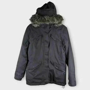 REI Women's 2 in 1 Fur Hood Ski Winter Jacket Coat Size M